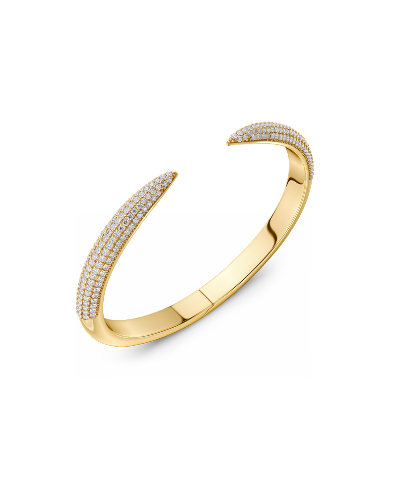 Crest Sparkle Bangle Bangles Gold