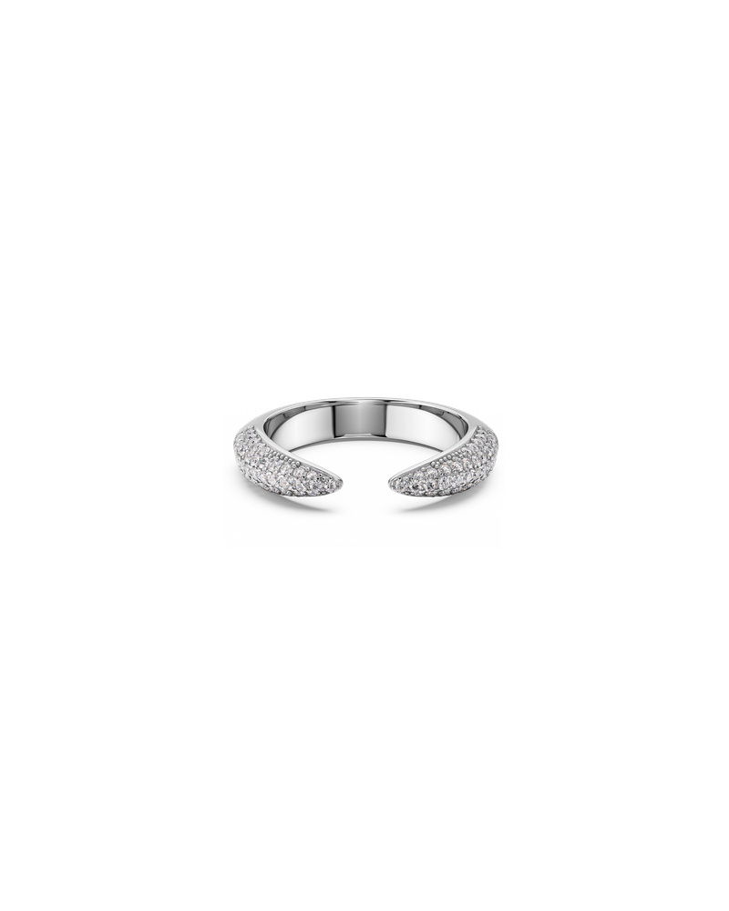 Crest Sparkle Ring Silver rings Silver