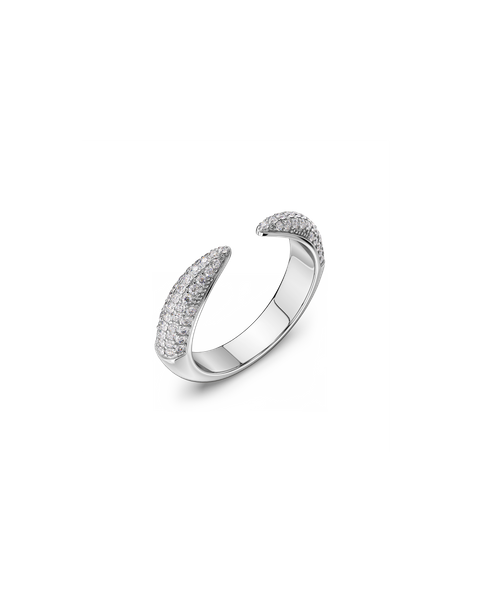 Crest Sparkle Ring Jewellery Silver