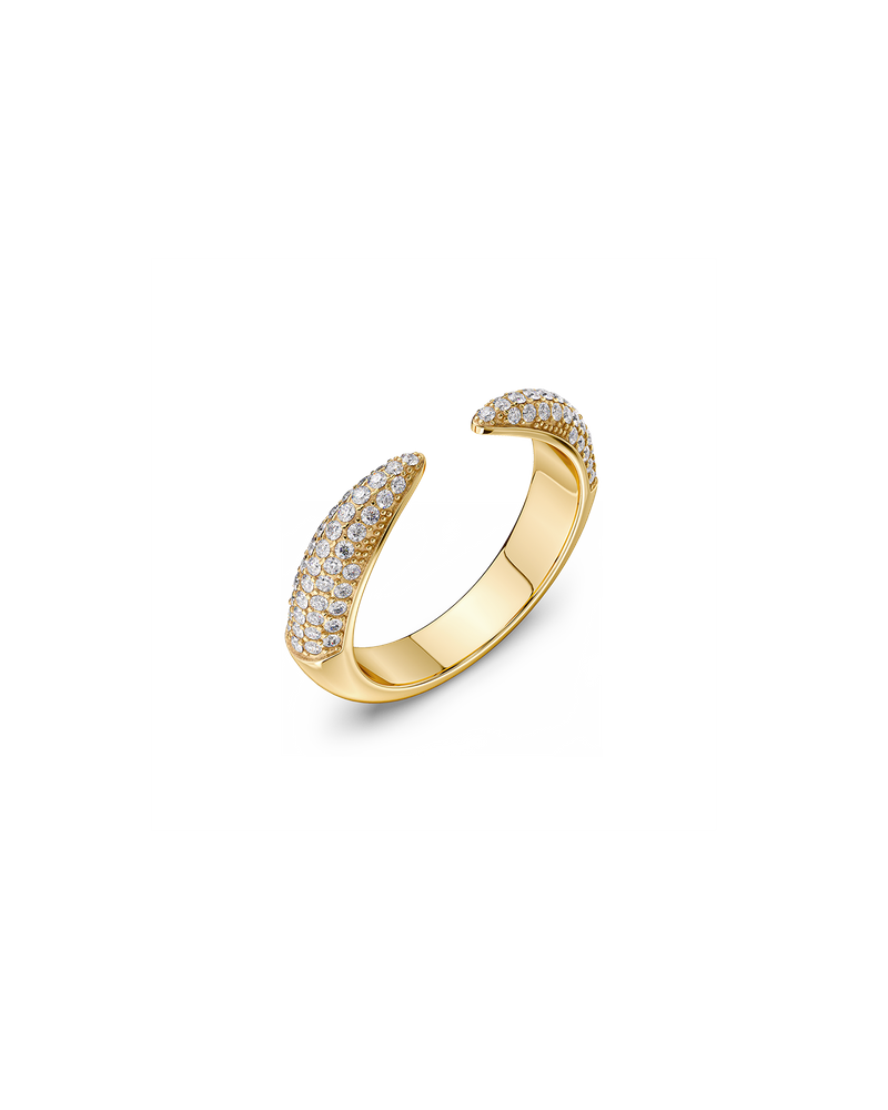Crest Sparkle Ring Gold rings Gold
