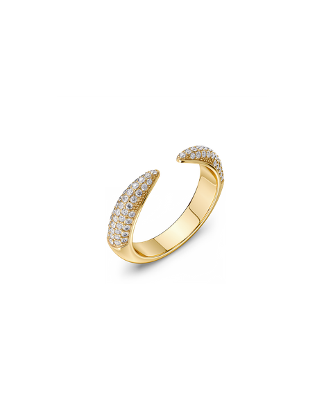 Crest Sparkle Ring Gold rings Guld