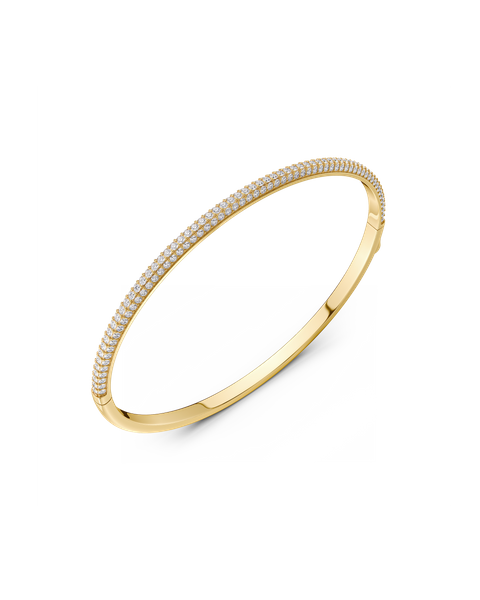 Luxe Sparkle Bangle Gold bracelets Guld