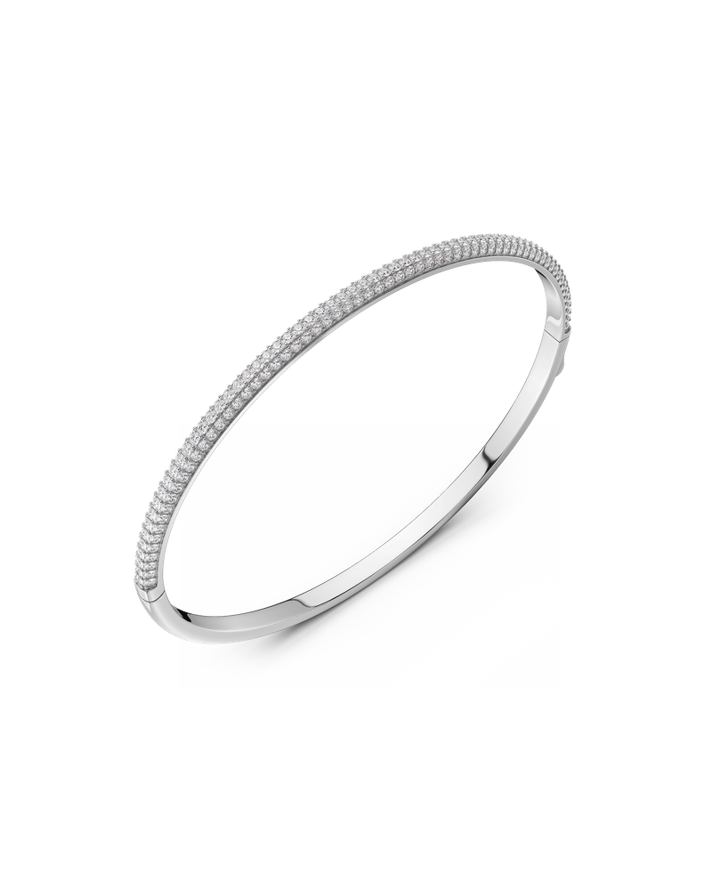 Luxe Sparkle Bangle Bangles Silver