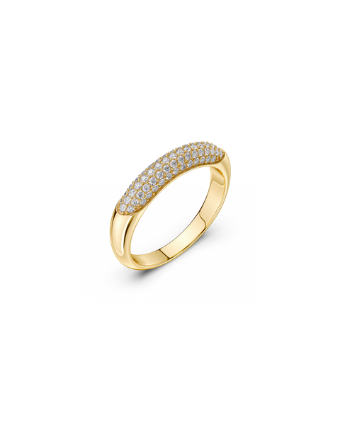 Luxe Sparkle Ring Gold rings Guld