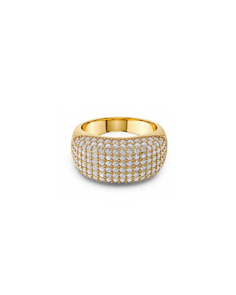 Luxe Sparkle Ring Maxi Gold rings Gold