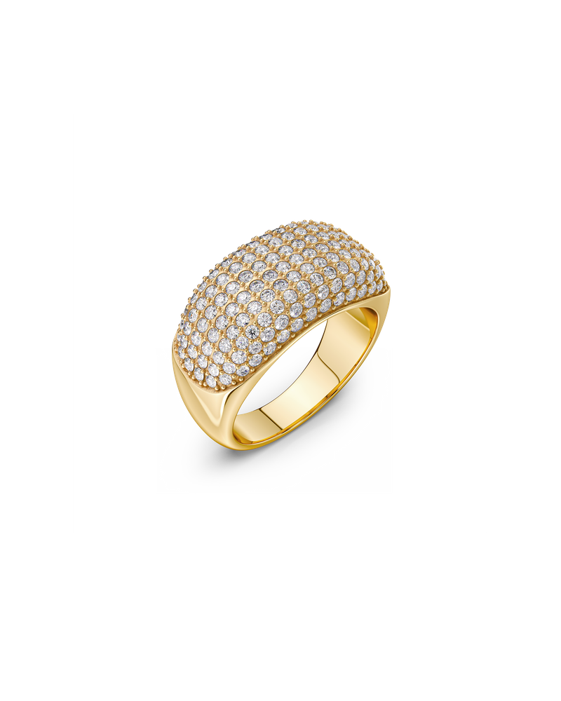 Luxe Sparkle Ring Maxi Gold rings Gold