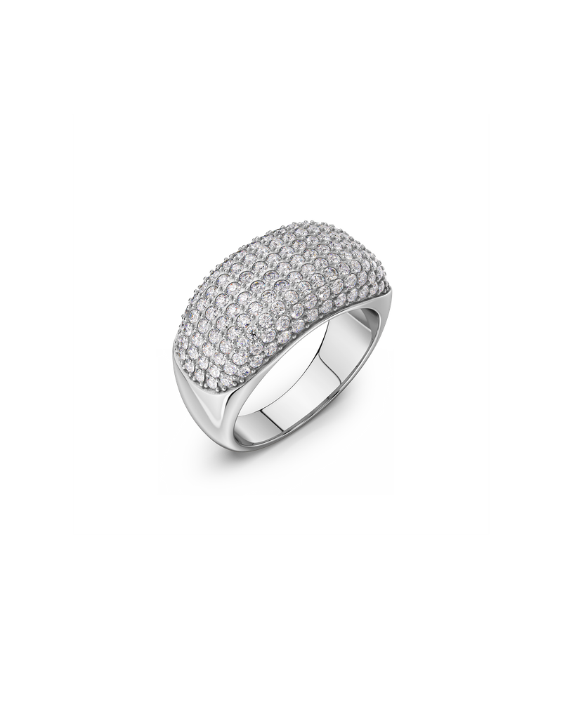 Luxe Sparkle Ring Maxi Silver rings Silver
