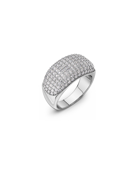 Luxe Sparkle Ring Maxi Jewellery Silver