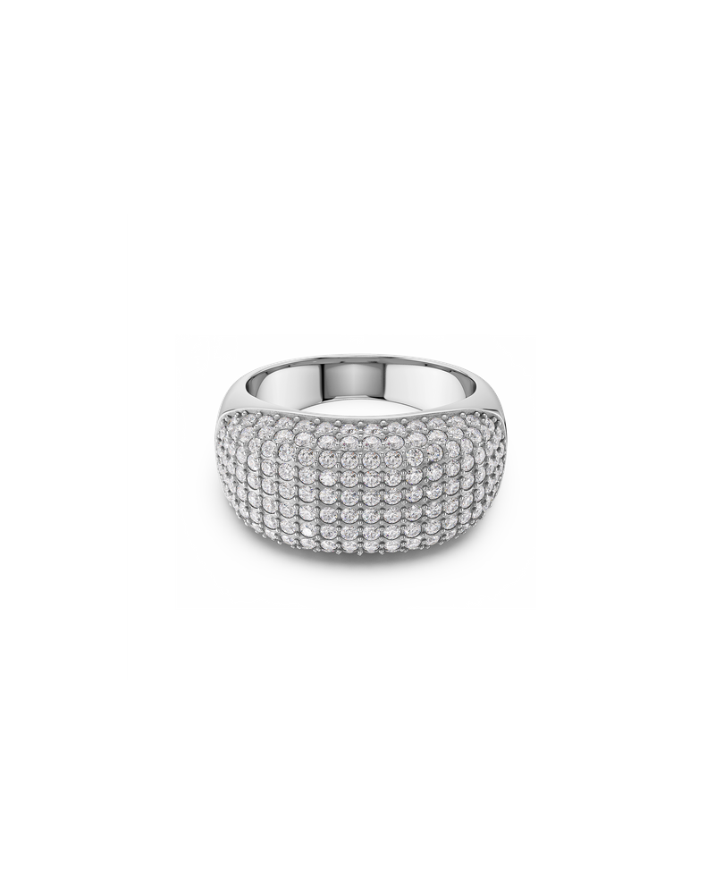 Luxe Sparkle Ring Maxi Silver rings Silver