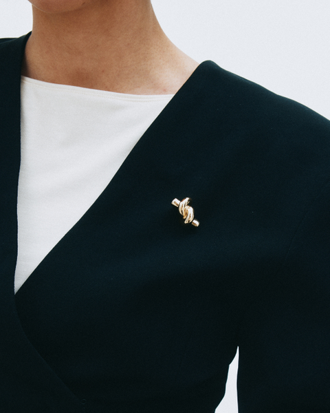 True Knot Brooch Jewellery Guld