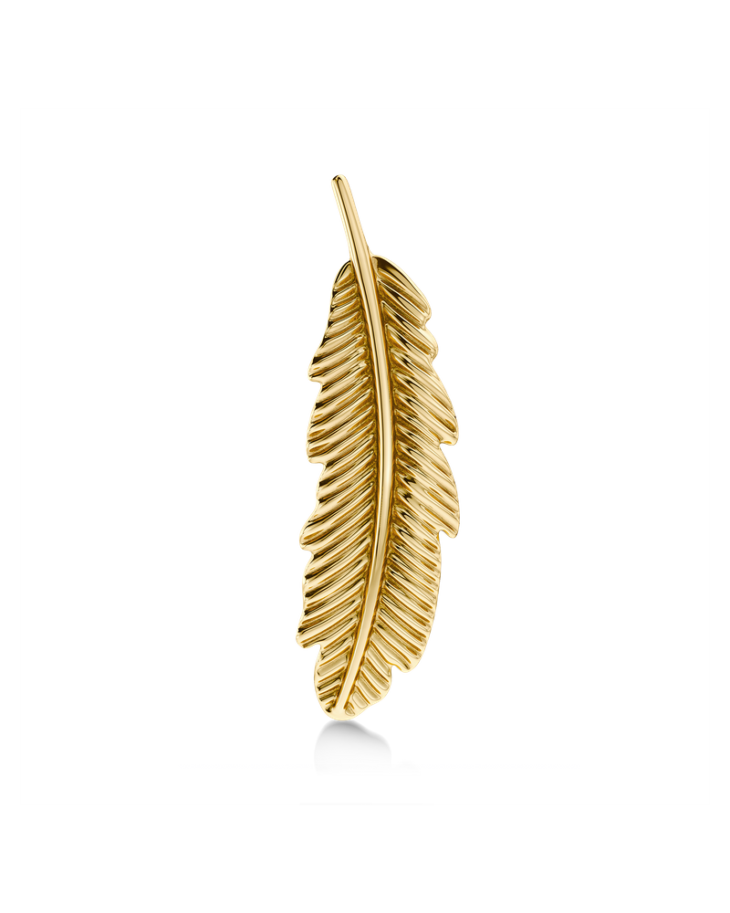Feather Brooch Brooches Gold