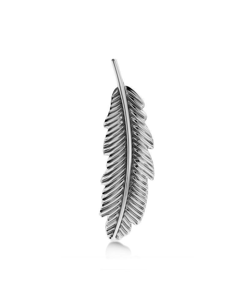Feather Brooch Brooches Silver