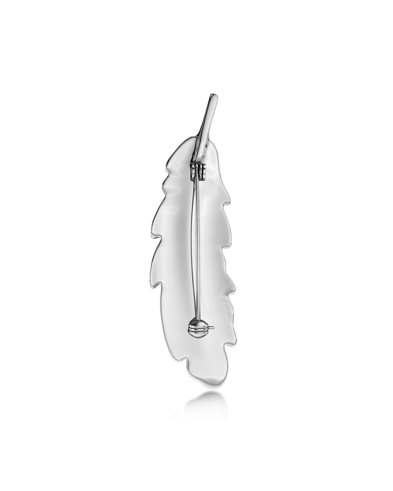 Feather Brooch Brooches Silver