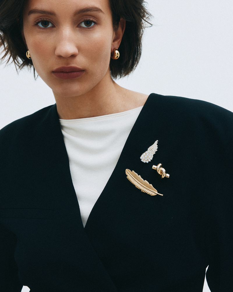Winged Brooch Brooches Gold