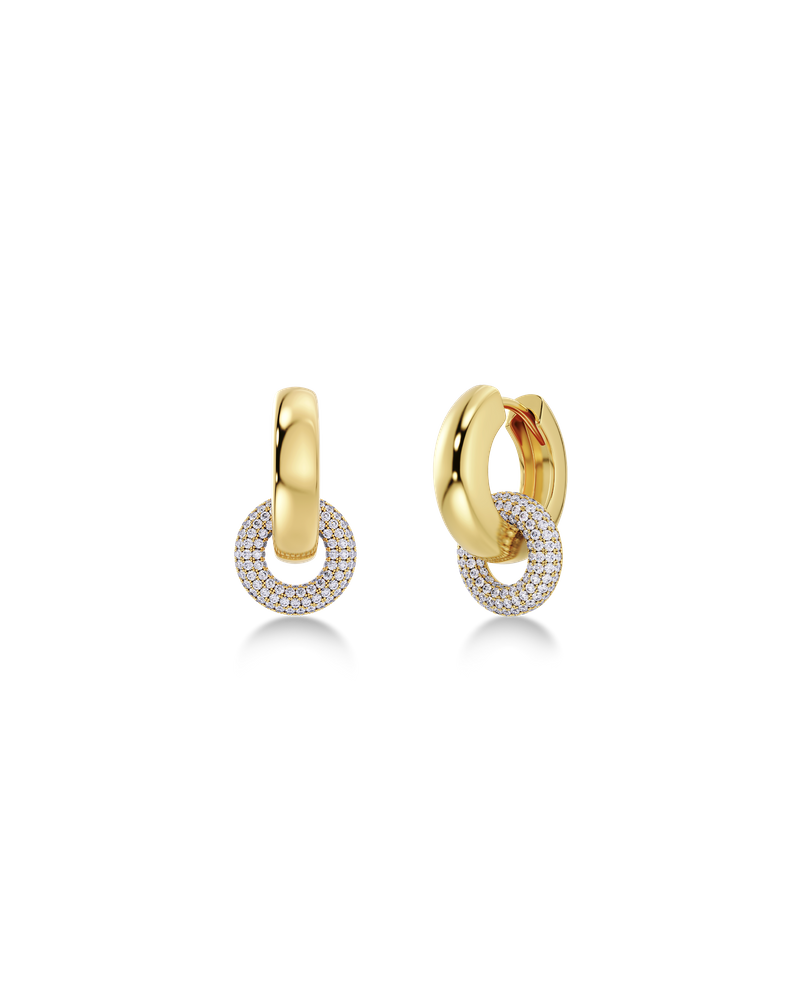 Eternal Pavé Earrings Gold earrings Gold