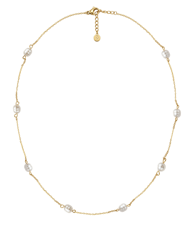 Perla Necklace Multi Guldhalskæder Guld