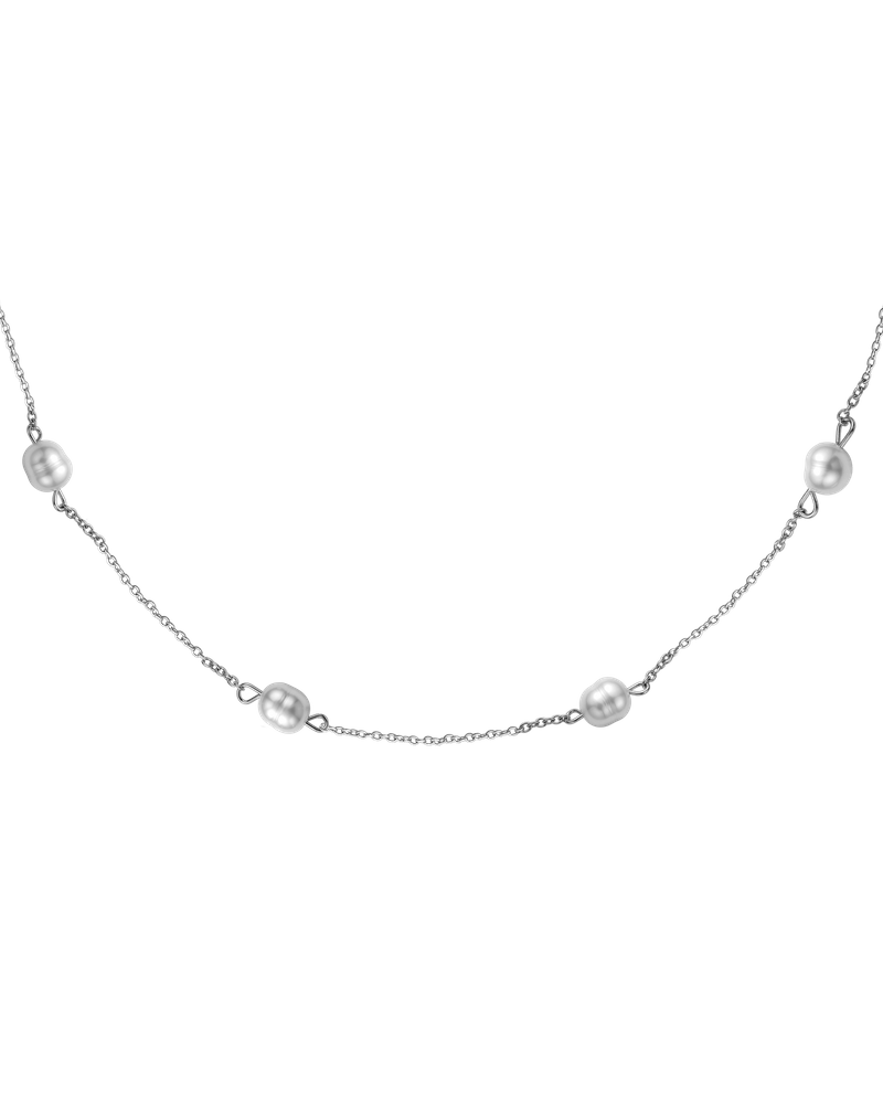 Perla Necklace Multi Hopeiset kaulakorut Hopea