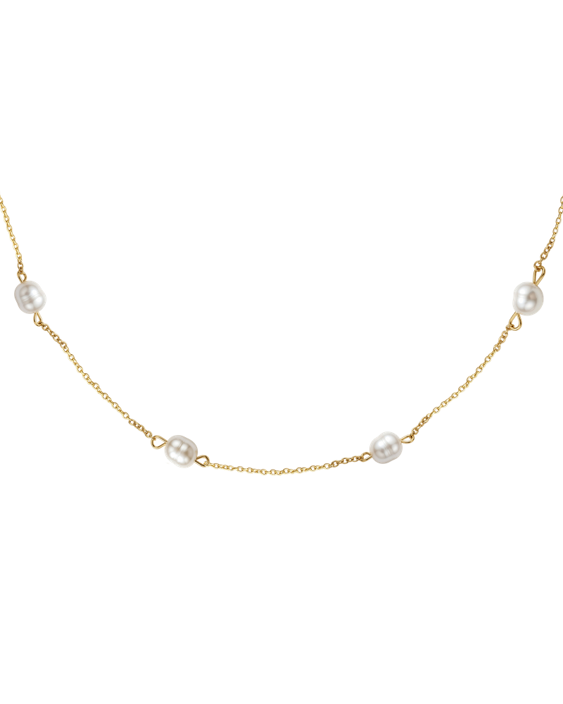 Perla Necklace Multi Guldhalskæder Guld