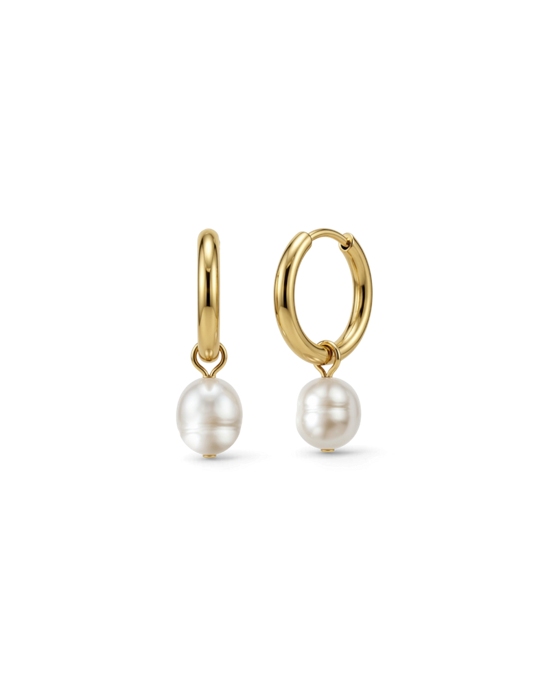 Perla Hoops Hoops Gold