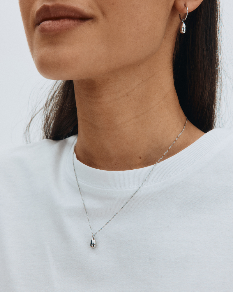 Drop Mini Necklace Silver necklaces Silver