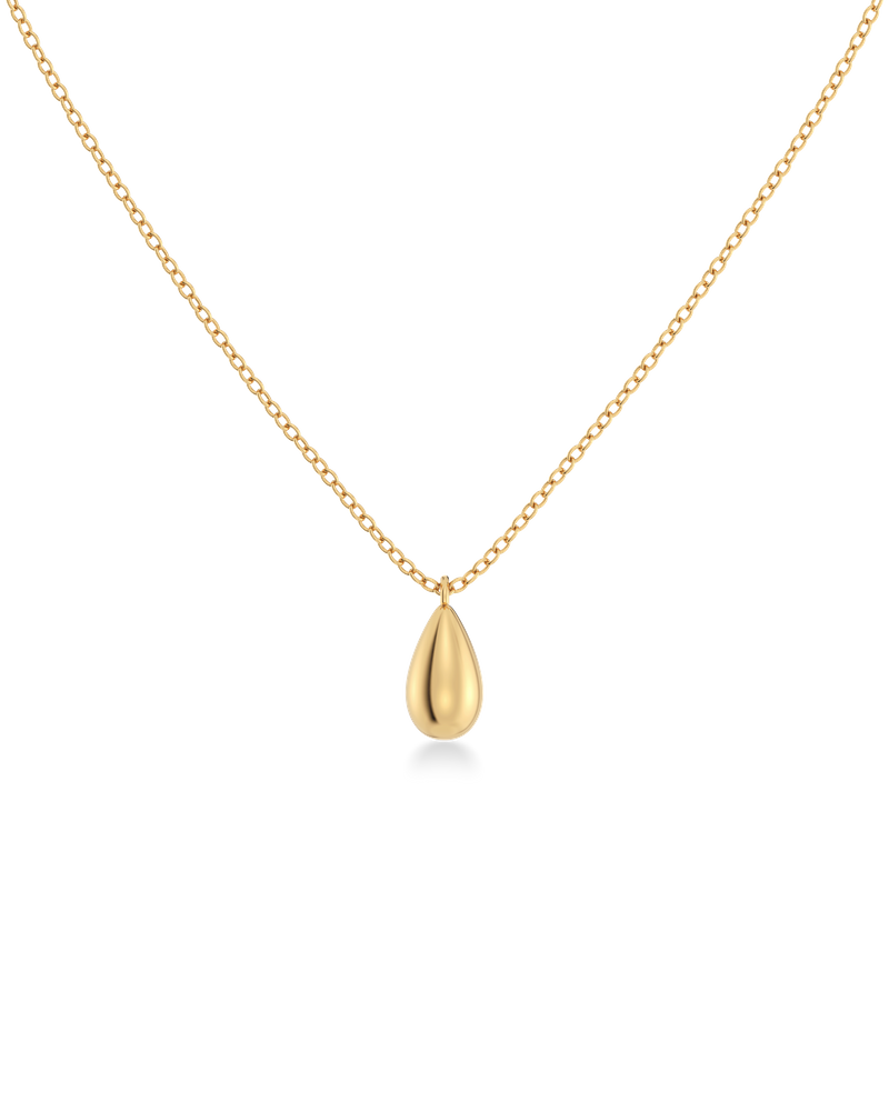 Drop Mini Necklace Goldhalsketten Gold