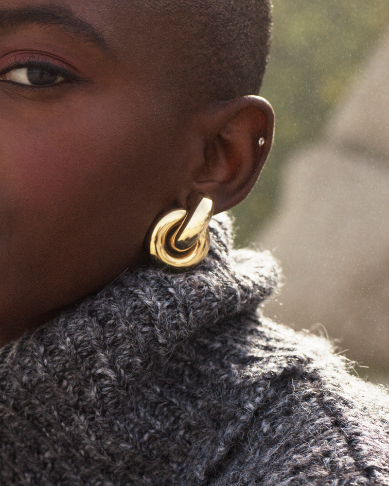 Redondo Studs L Steckerohrringe Gold
