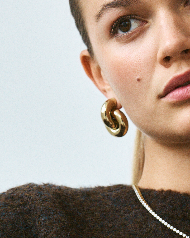 Redondo Studs L Steckerohrringe Gold
