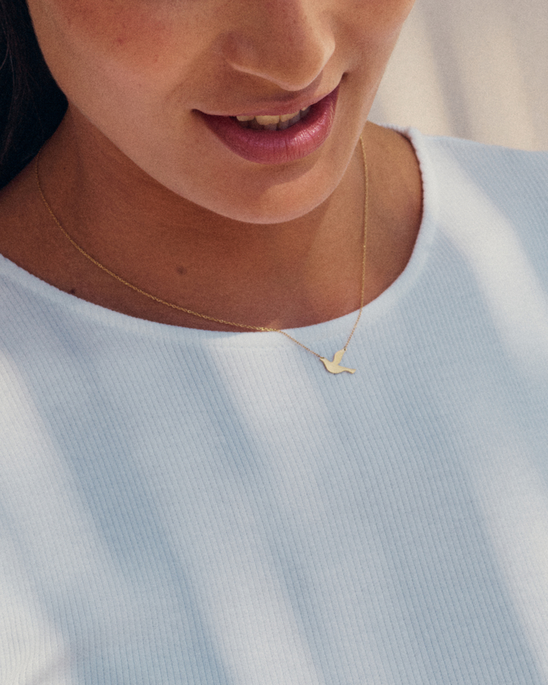 Dove Necklace Gouden kettingen Goud