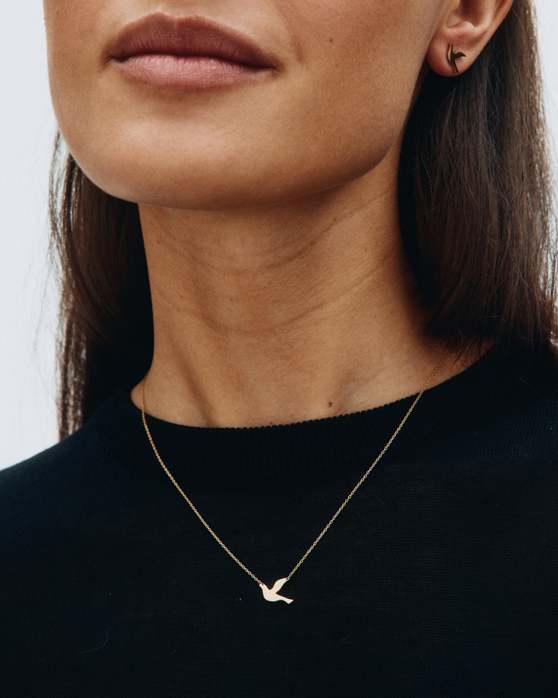 Dove Necklace Gouden kettingen Goud