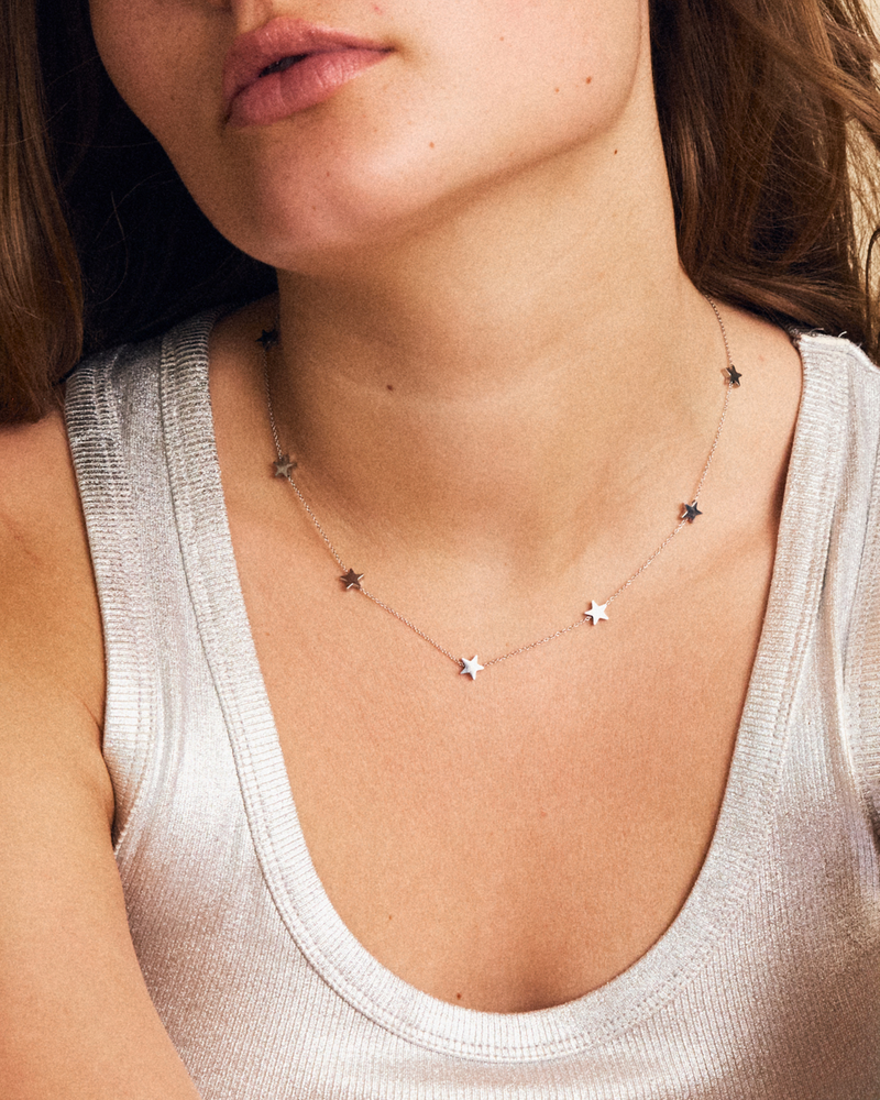 Sirius Necklace Multi Silver necklaces Silver