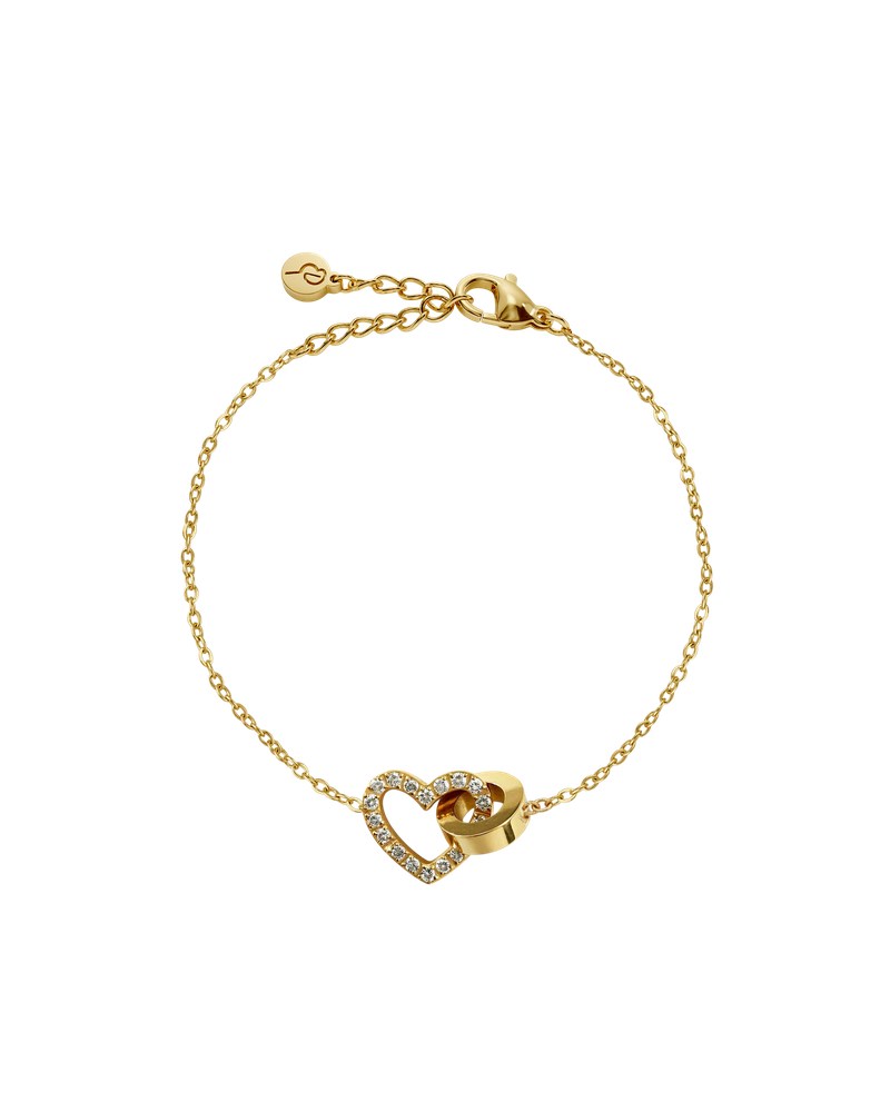 Eternal Heart Bracelet Kultaiset rannekorut Kulta