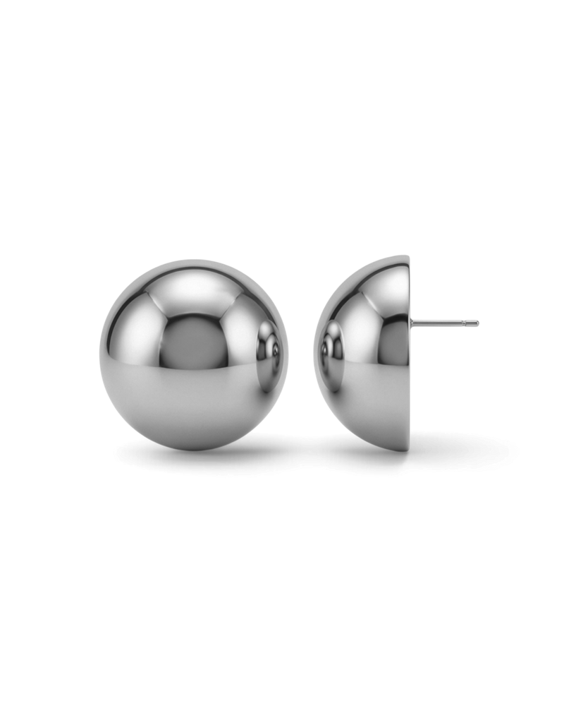 Bead Studs Maxi Studs Silver
