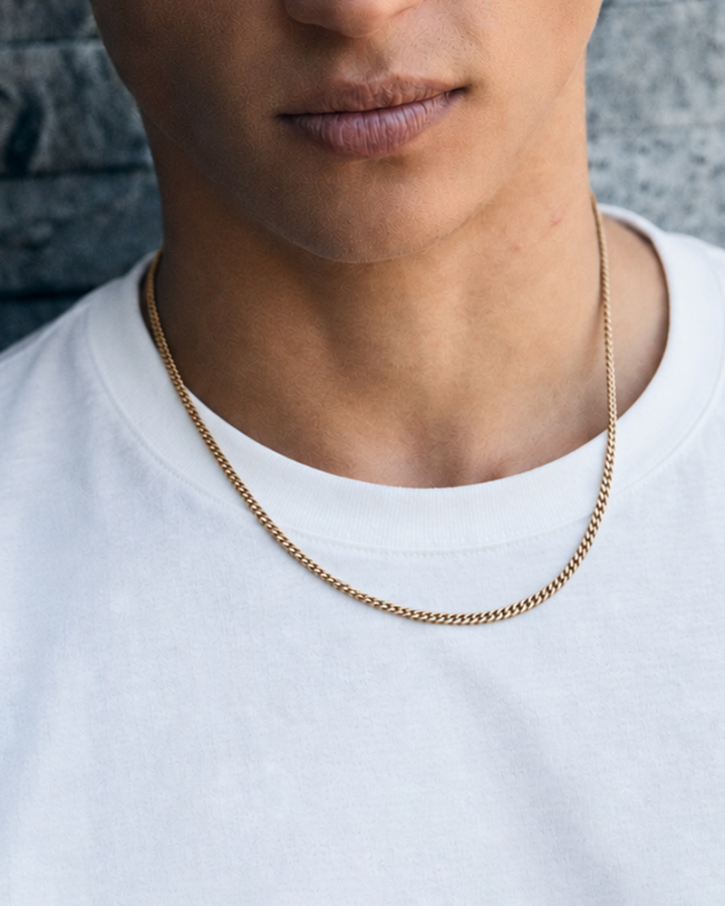 Sam Necklace Goldhalsketten Gold