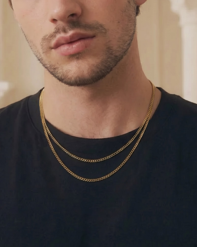 Sam Necklace Gold necklaces Gold