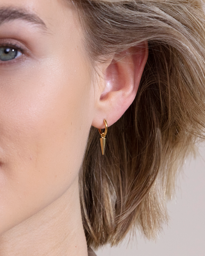 Peak Hoops Mini Hoops Gold