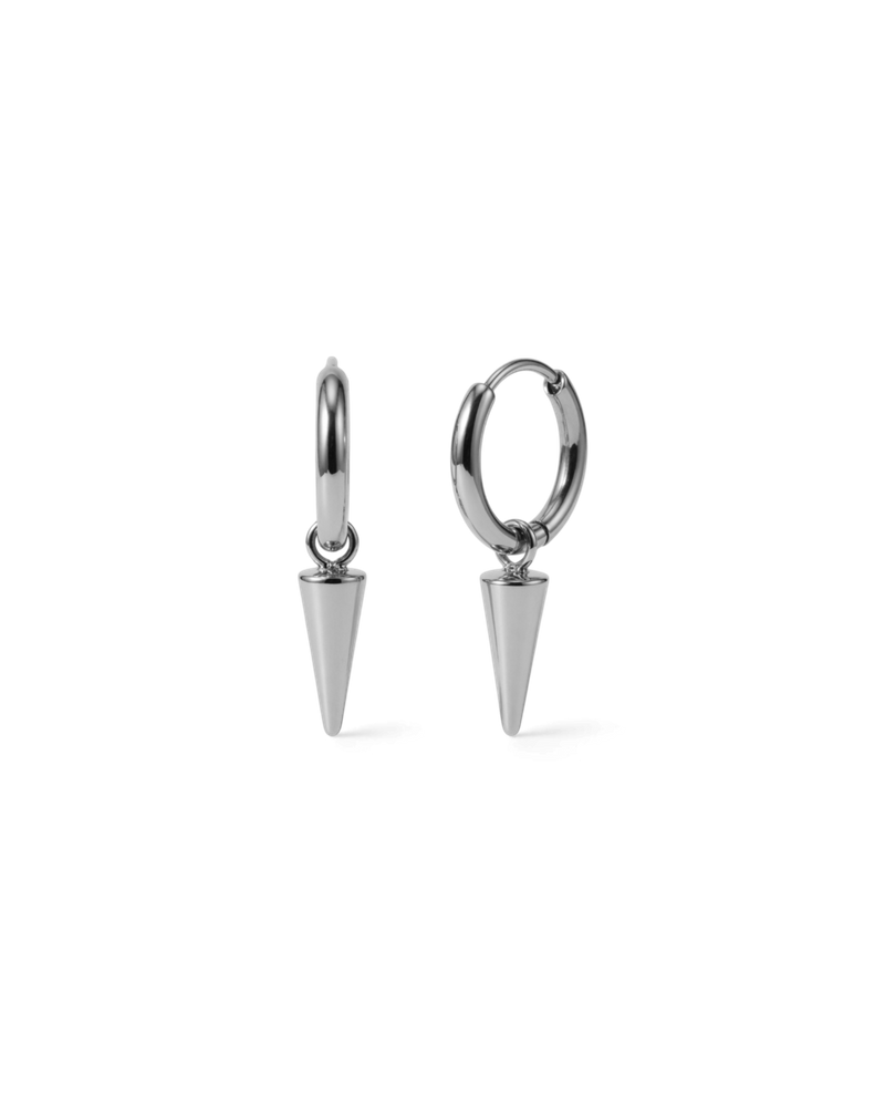 Peak Hoops Mini Hoops Silver