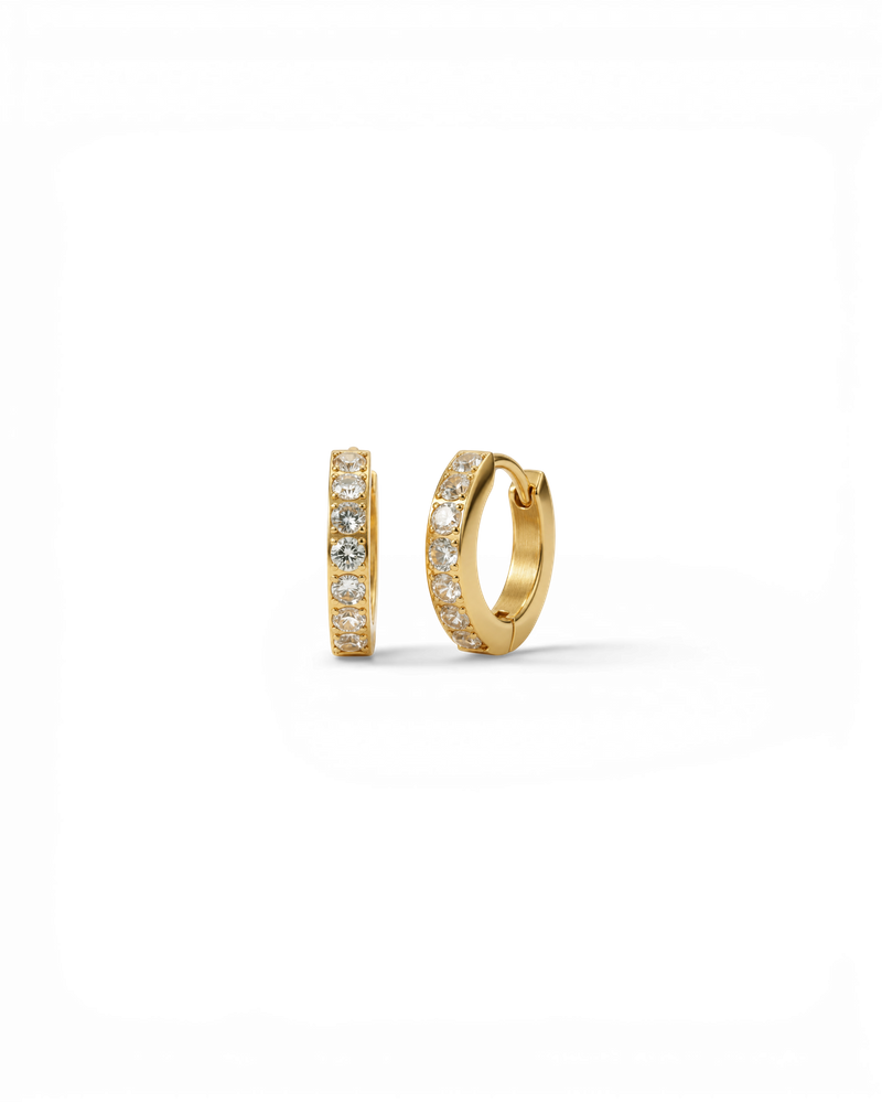 Glow Hoops M Creolen Gold