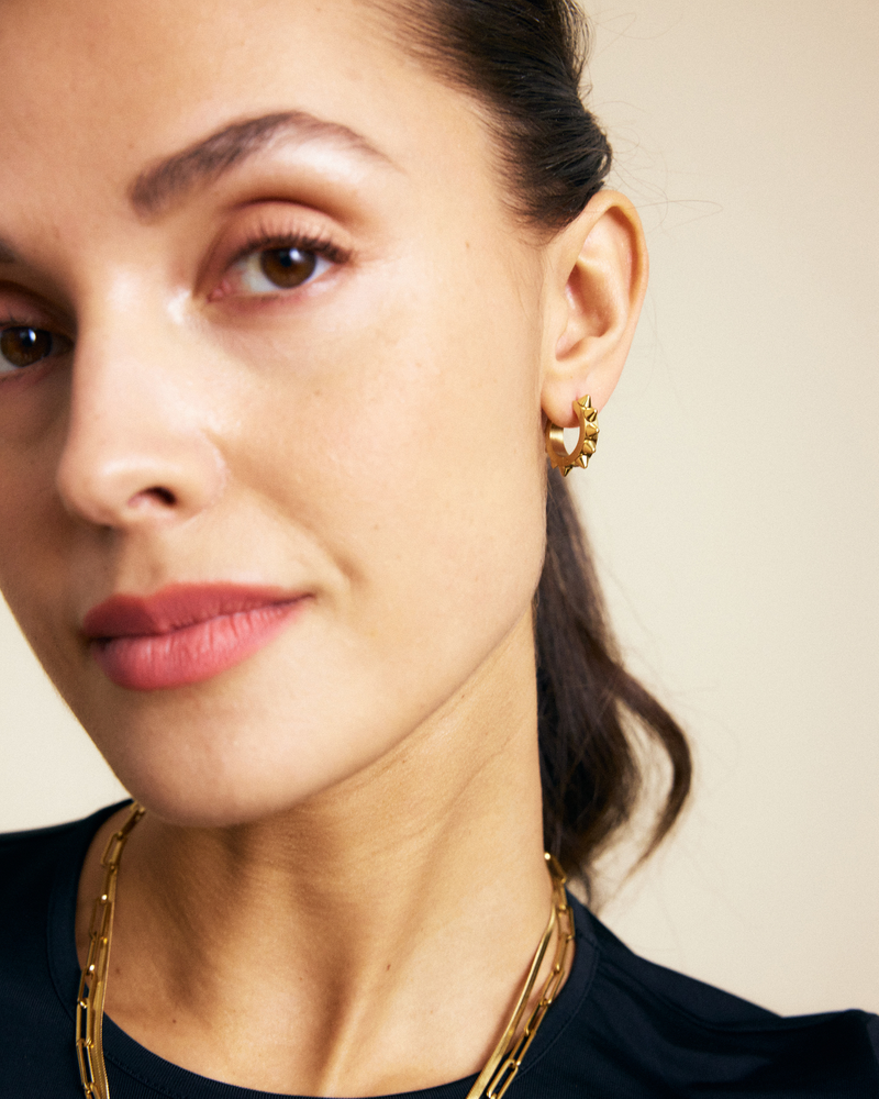 Peak Hoops Icon L Hoops Gold