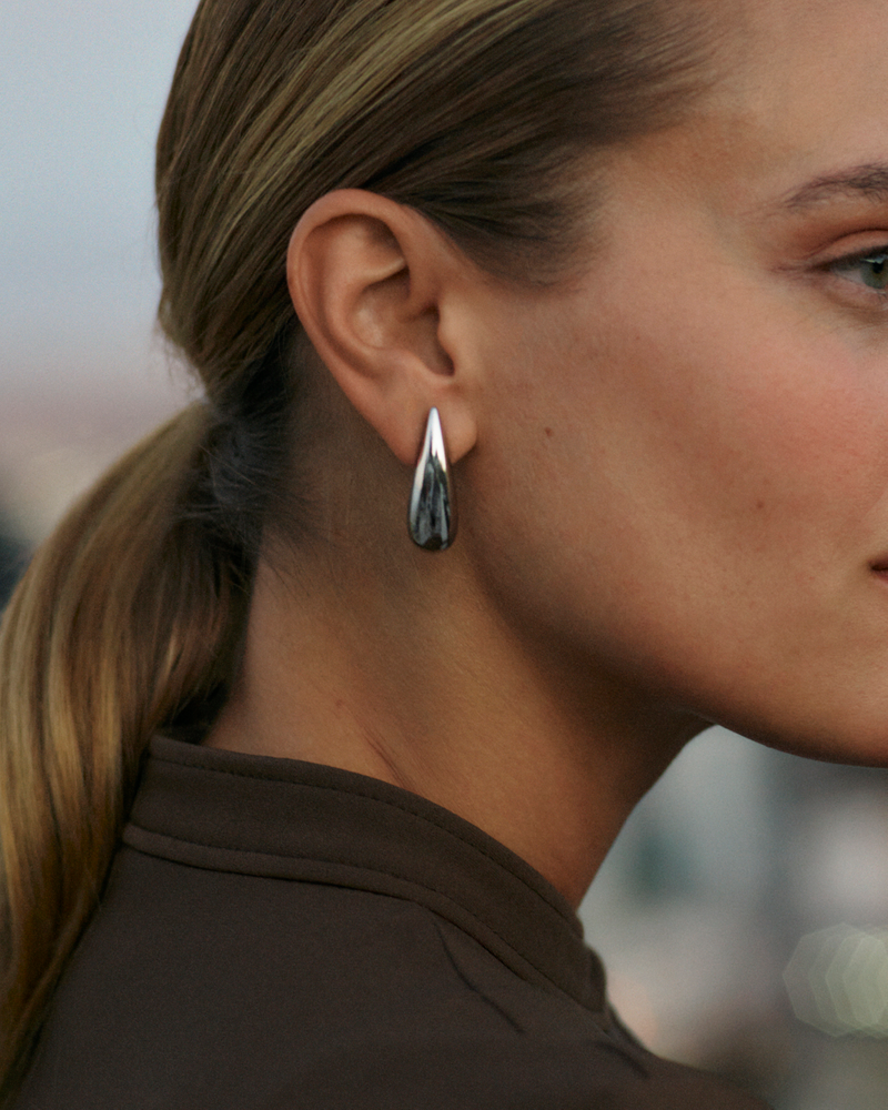 Crest Studs Ørestikker Sølv