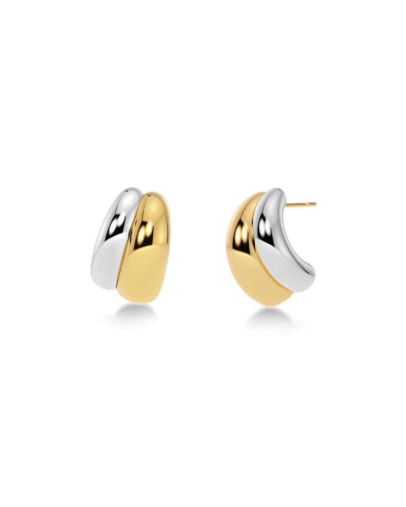 Furo Duo Studs Studs Silver/Gold