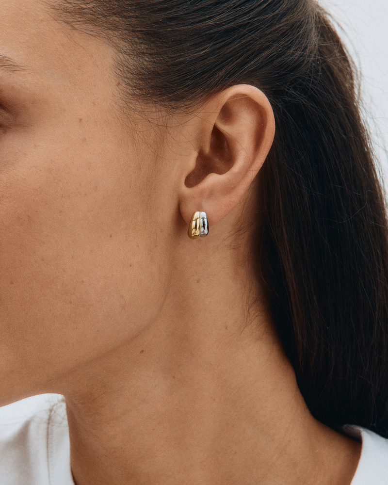 Furo Duo Studs Studs Silver/Gold