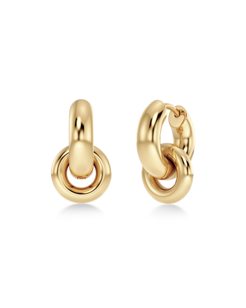 Chunky Eternal Earrings Classics Kulta