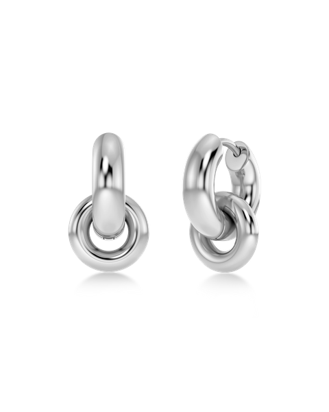 Chunky Eternal Earrings Classics Silber