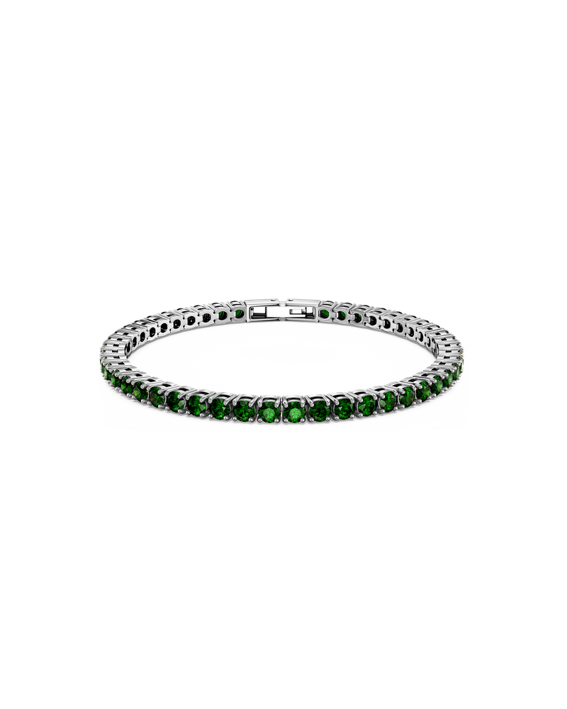 Tennis Bracelet Silver bracelets Silver/Green