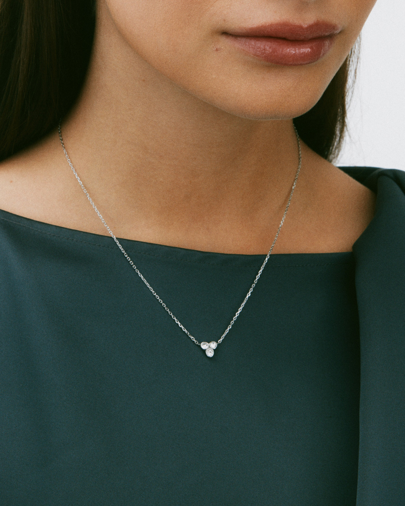 Barre Necklace Silverhalsband Silver
