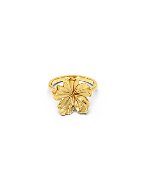 Jasmine Ring S For teenage girls Guld