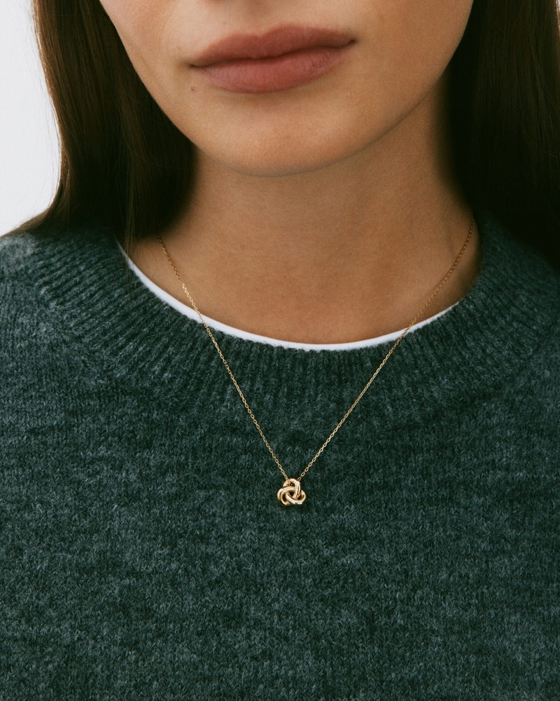Infinity Knot Necklace S Gold necklaces Gold