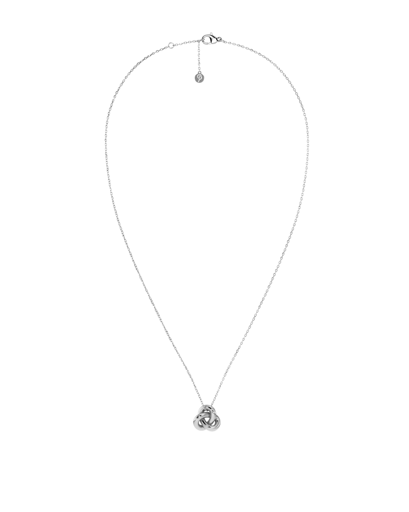 Infinity Knot Necklace S Hopeiset kaulakorut Hopea