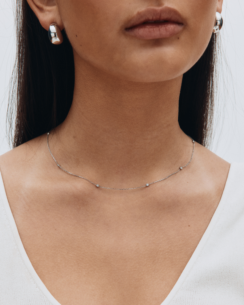 Petite Necklace Silverhalsband Silver