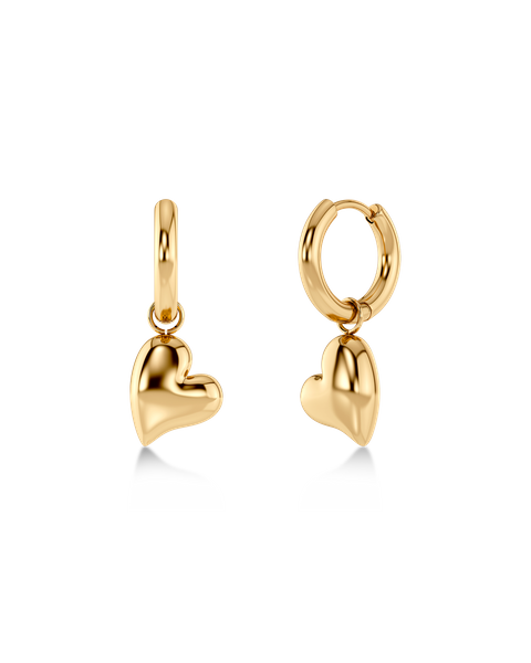 Amorina Hoops Gold earrings Kulta